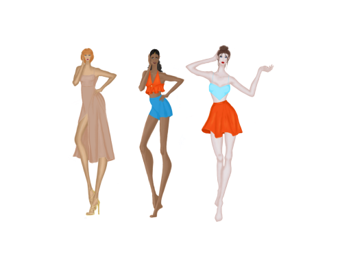 Diseños de las prendas